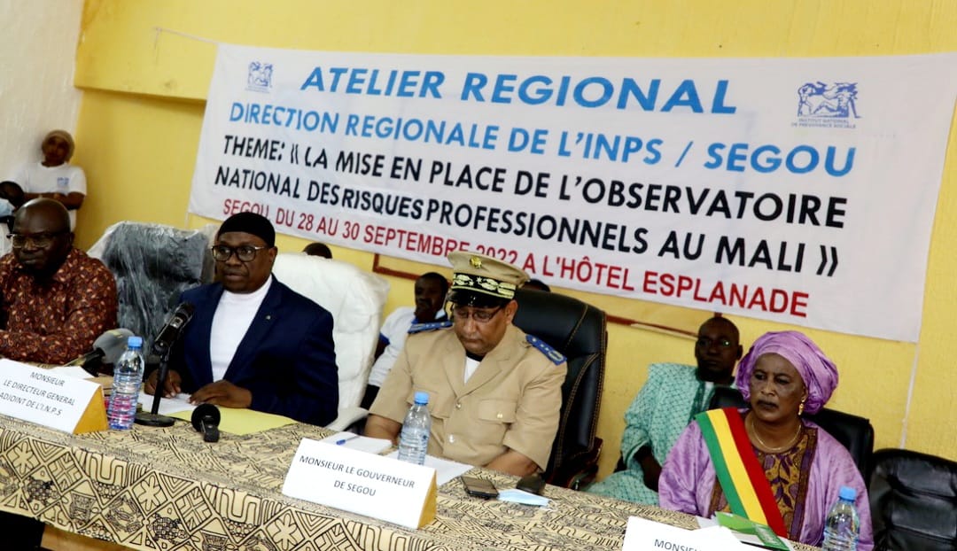 PREPARATION DE LA MISE EN PLACE DE L’OBSERVATOIRE NATIONAL DES RISQUES PROFESSIONNELS (ONRP) : Ségou boucle la série des ateliers régionaux