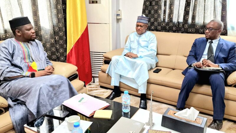 Carnet d&rsquo;audience : Le Chef de la MISAHEL reçu par le ministre Oumarou Diarra