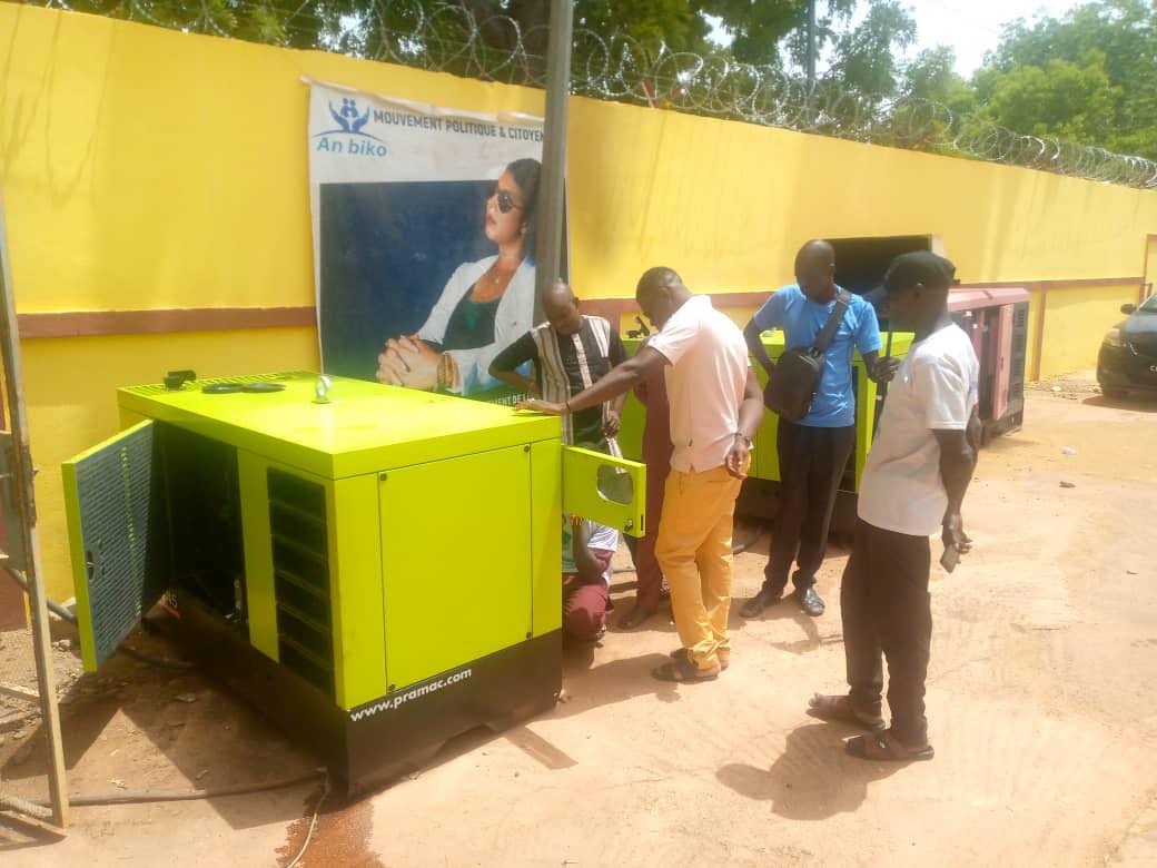 CSREF de Mopti : Deux groupes électrogènes offerts par le mouvement An Biko