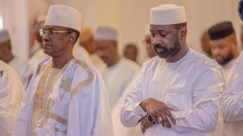 Fête de Tabaski : le Président de la Transition a prié au Palais de Koulouba