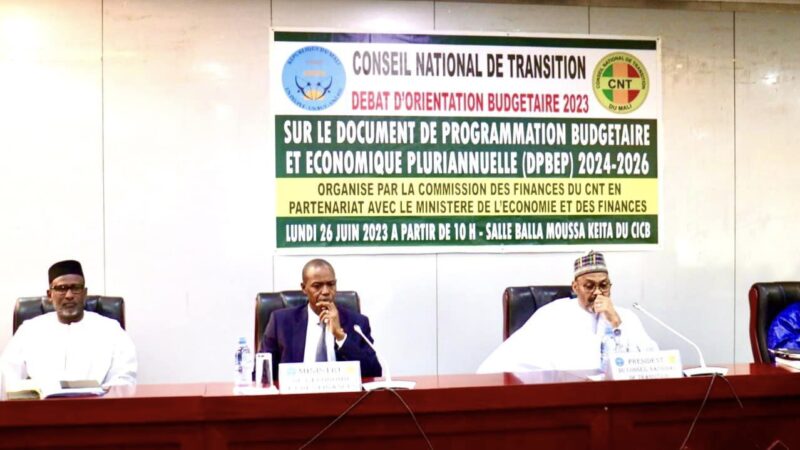 Bonne exécution du budget 2023 : Le débat d’orientation budgétaire lancé par le CNT