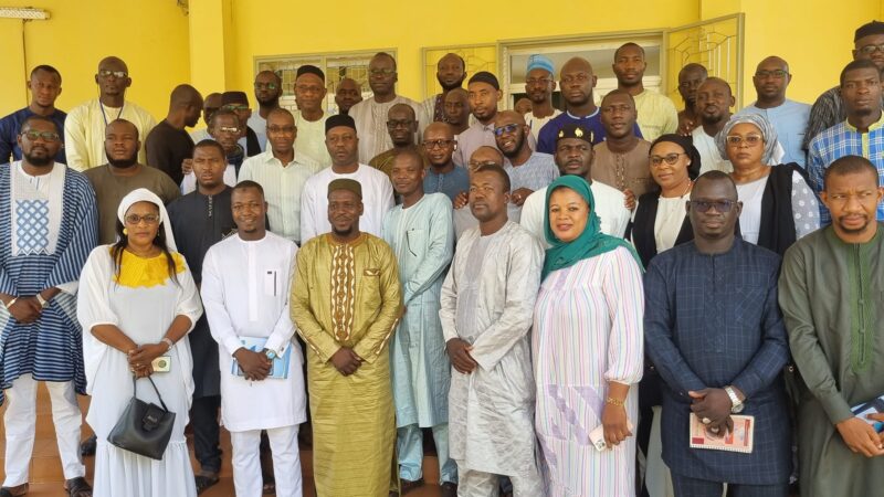 La présentation du nouveau bureau du Comité UNTM de la CMSS présenté à la Direction Générale : Le DG KONE appelle à une franche collaboration et un cadre professionnel et convivial pour permettre à la CMSS d’aller plus haut