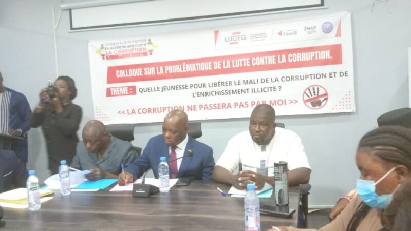 Libération du Mali de la corruption et de l&rsquo;enrichissement illicite : Les jeunes du Mali conviés à devenir des acteurs incontournables
