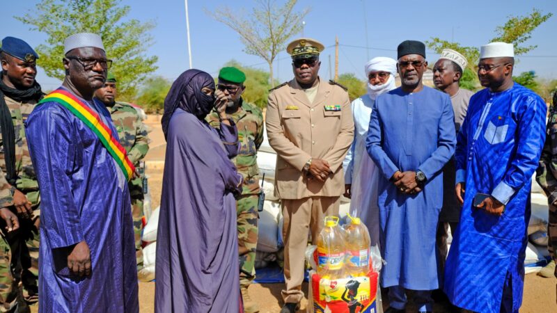 Œuvres sociales : Gao bénéficie de la solidarité du Président Transition