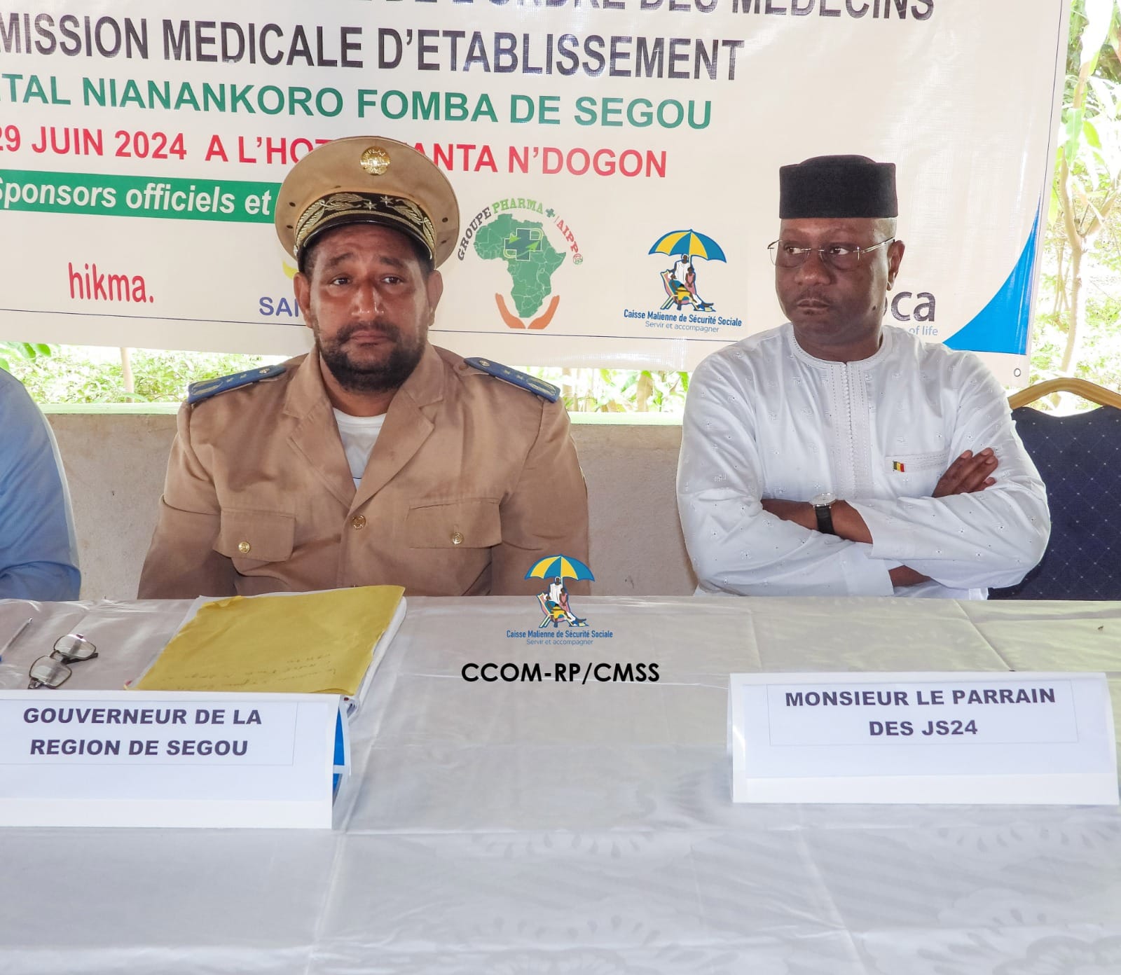 7e journées scientifiques du conseil régional de l’Ordre des Médecins de la région de Ségou : L’évènement est placé sous le parrainage de Ichaka KONE, Directeur Général de la CMSS