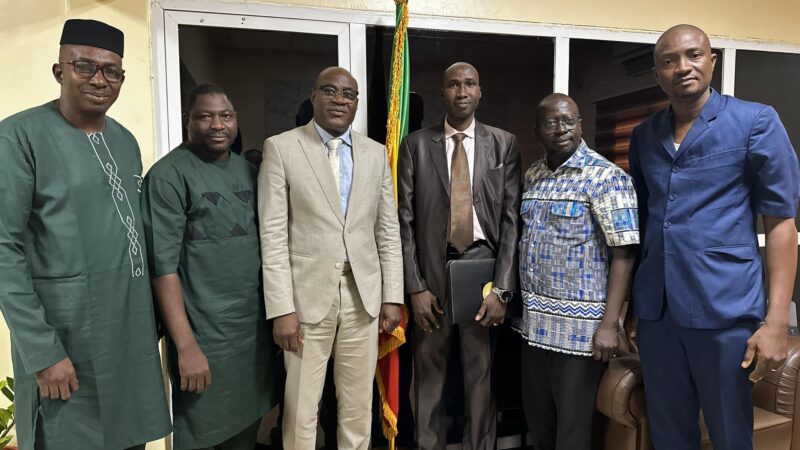 Carnet d’audience : Le DG reçoit le nouveau bureau du Conseil régional du District de Bamako