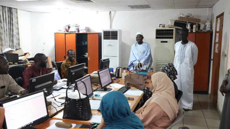 INPS: Le DG Ousmane Karim Coulibaly en visite inopinée