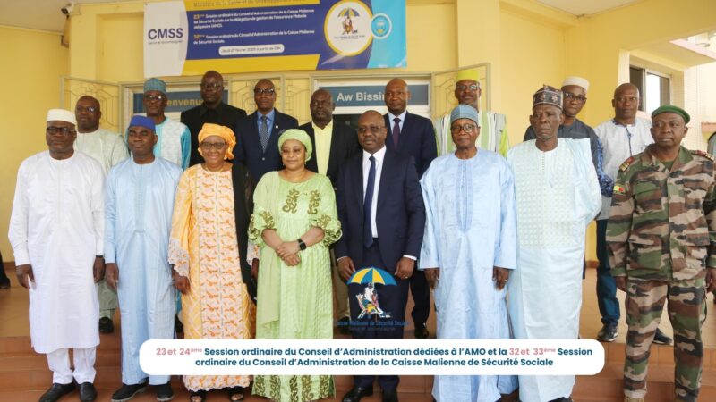 CMSS : Double session ordinaire du Conseil d’Administration de la CMSS/AMO tenue