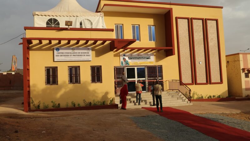 Centre d’Excellence en Sciences des Orthèses et Prothèses du Mali : Plus de 160 millions de Fcfa pour un joyau architectural