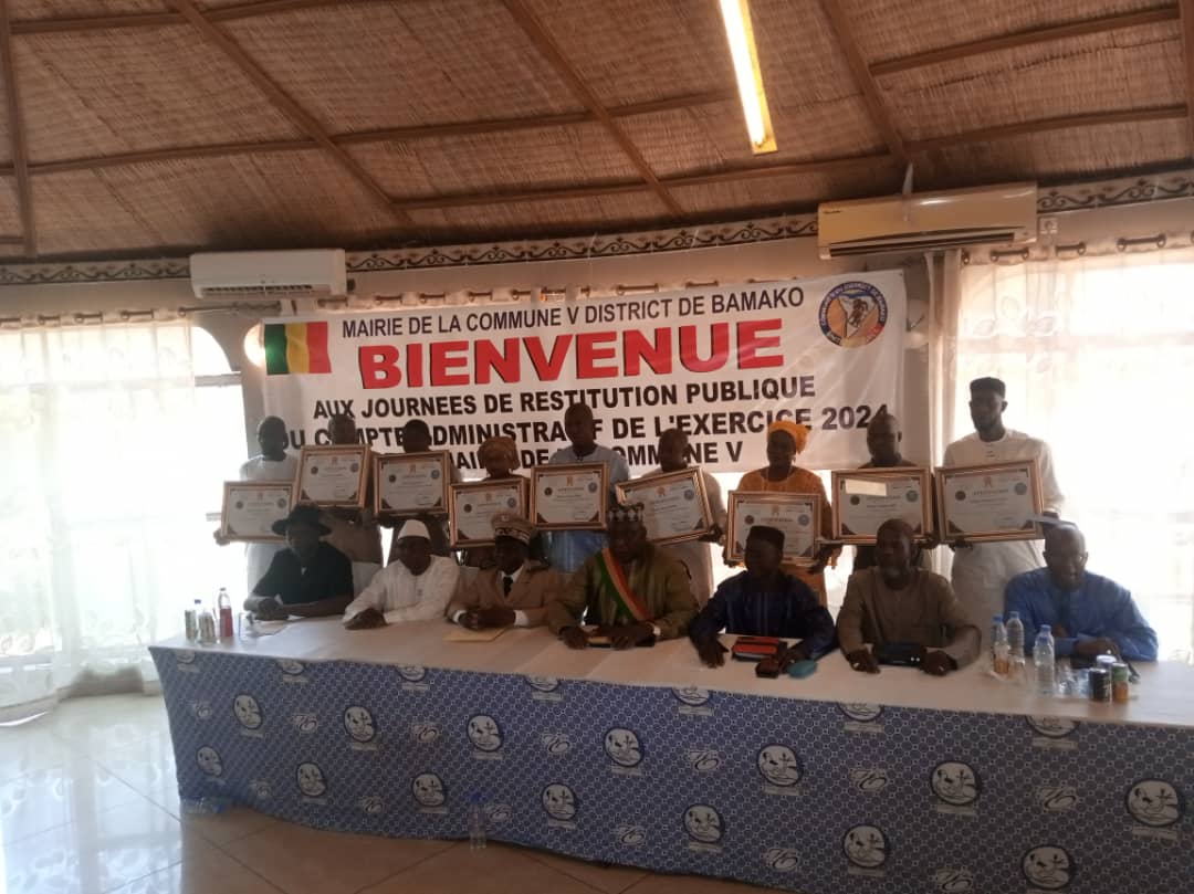 Mairie de la Commune V : Le compte administratif de l’exercice 2024 restitué au public