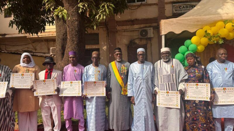 Secteur de l’éducation : Les 25 agents décorés