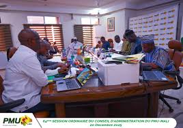64ᵉ session ordinaire du Conseil d’administration du PMU Mali : Cap sur la performance et la gouvernance