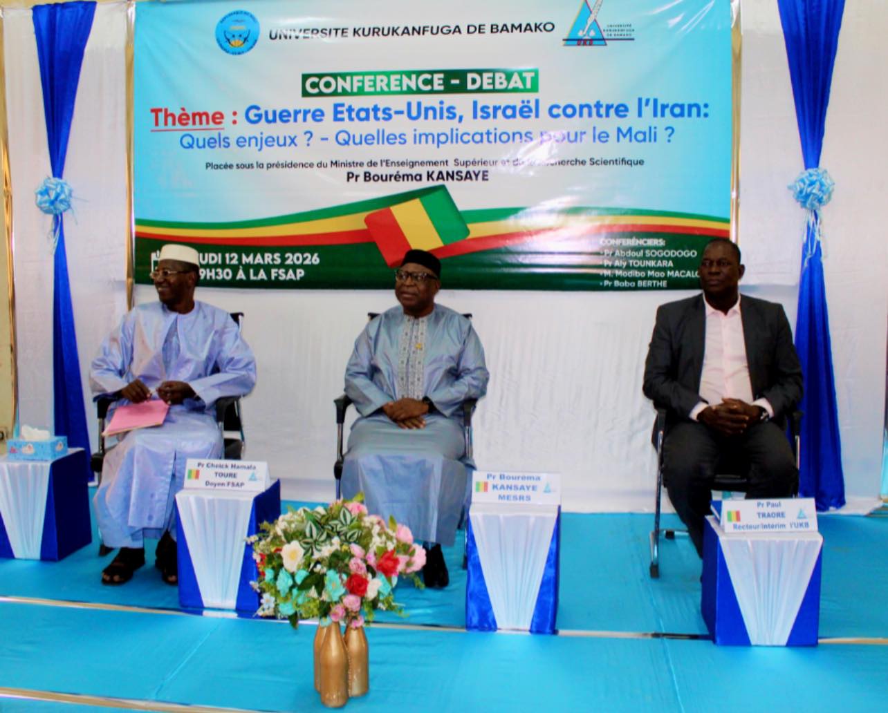Géopolitique mondiale : l’Université Kurukanfuga de Bamako interroge les implications du conflit États-Unis–Israël–Iran pour le Mali