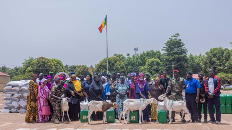 ŒUVRES SOCIALES : Soulagement pour les veuves des militaires tombés pour la patrie en cette veille de la fête de Tabaski