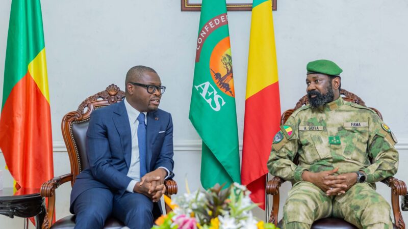 Mali-Bénin : Assimi Goïta et Romuald Wadagni réaffirment leur volonté de renforcer la coopération bilatérale