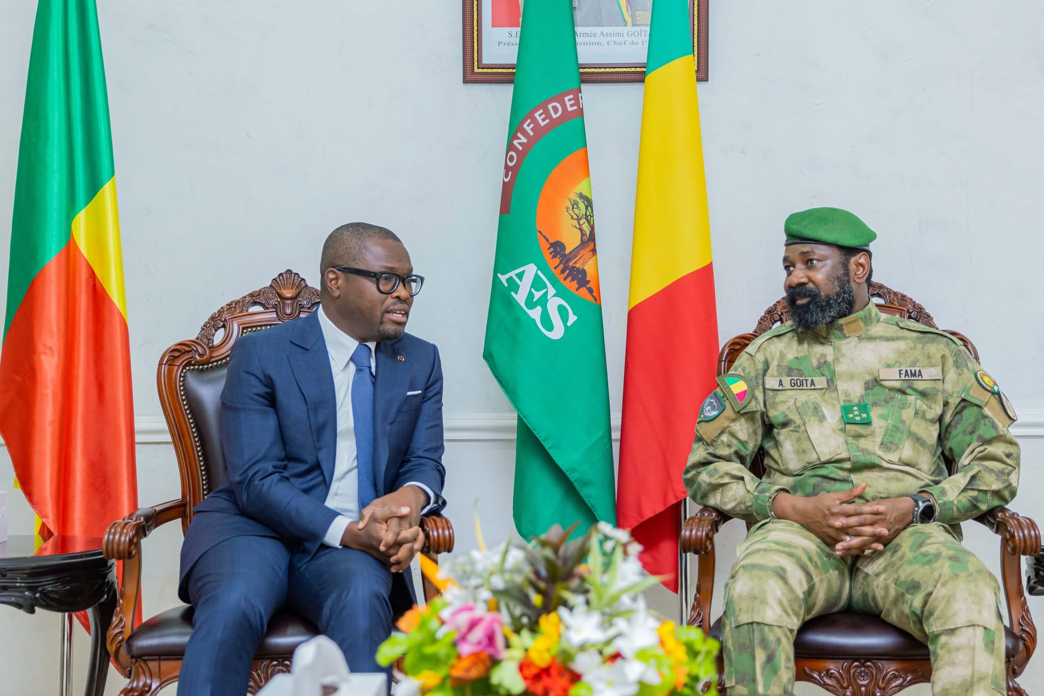 Mali-Bénin : Assimi Goïta et Romuald Wadagni réaffirment leur volonté de renforcer la coopération bilatérale